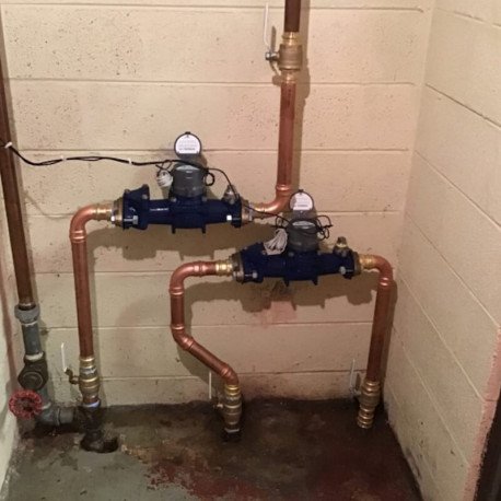 Cambio de posición de medidor de agua